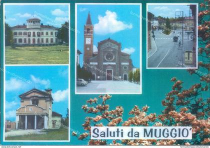 o382 cartolina saluti da muggio' provincia di monza