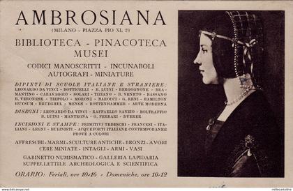 #MILANO: "AMBROSIANA"- Biblioteca-Pinacoteca-musei