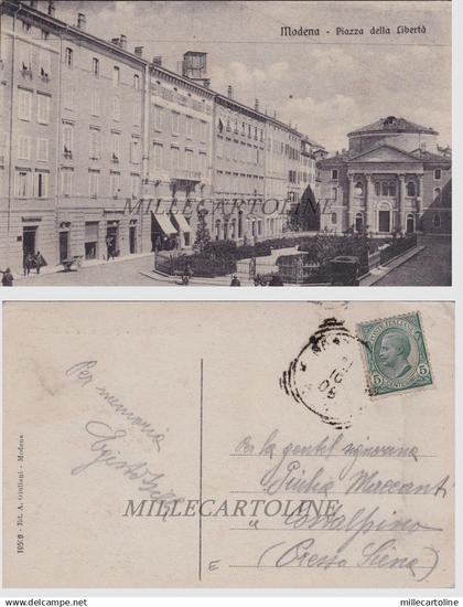 MODENA: Piazza della Liberta'   1908