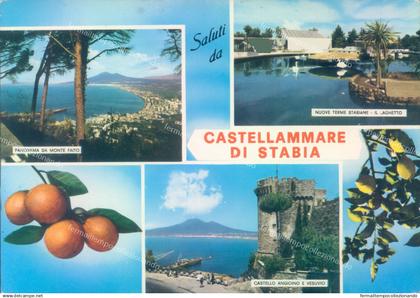 aa275 cartolina castellammare di stabia provincia di napoli