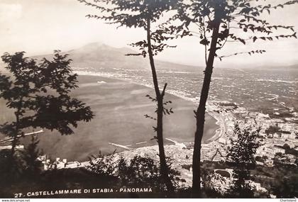 Cartolina - Castellammare di Stabia ( Napoli ) - Panorama - 1956