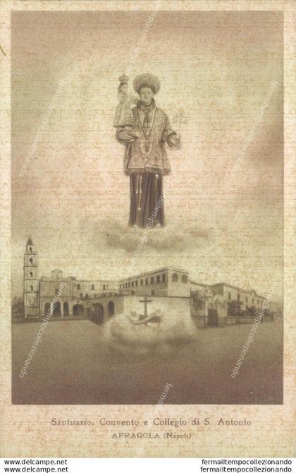 p584 cartolina afragola santuario convento e collegio s.antonio prov di napoli