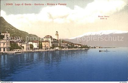 42559001 Gardone Riviera Lago di Garda Riviera e Fasano und Monte Baldo Gardone