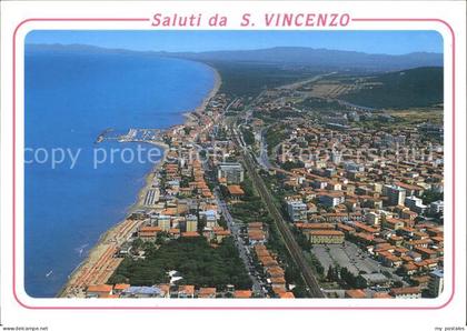 72394297 San Vincenzo Toscana Flugaufnahme San Vincenzo Toscana