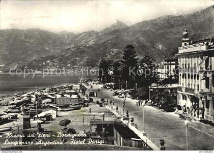 72550029 Bordighera Lungomare Argentina Hotel-Parigi Bordighera