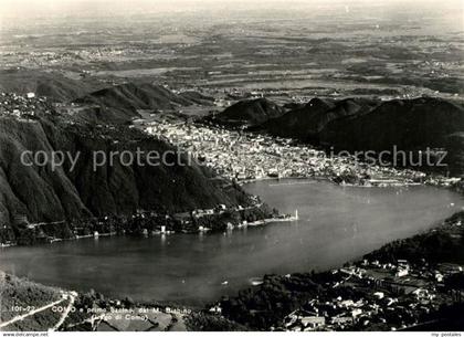 73135605 Como Lago di Como e primo bacino dal Monte Bisbino Como Lago di Como