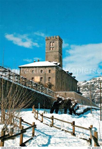 73209309 Sarre Italien Castello Reale Schloss im Winter Sarre Italien