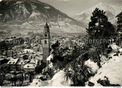 73254688 Meran Merano Winterpanorama Kurort Meran Merano