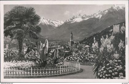 Cartoline Meran Merano Panorama di Merano 1938