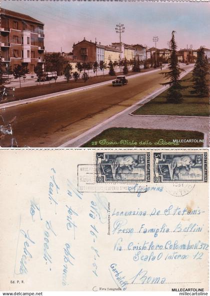 # PAVIA: VIALE DELLA LIBERTA'    1951