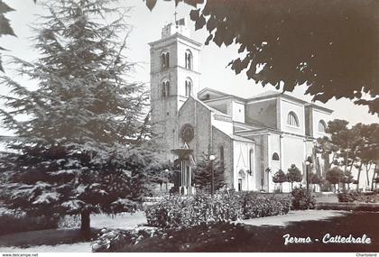 Cartolina Fermo - Cattedrale - 1957