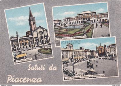 PIACENZA - Saluti 1957