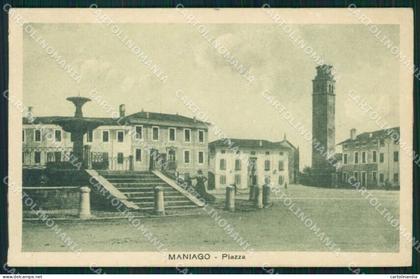 Pordenone Maniago cartolina QZ8897