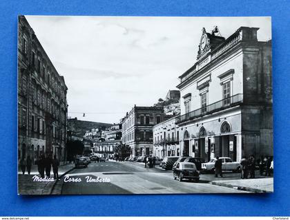 Cartolina Modica - Corso Umberto - 1960