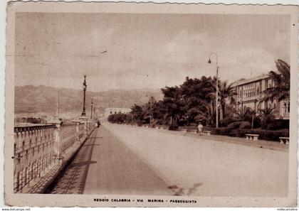 #REGGIO CALABRIA: VIA MARINA- PASSEGGIATA