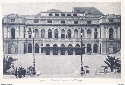 Cartolina - Roma - Teatro Reale dell'Opera - 1932