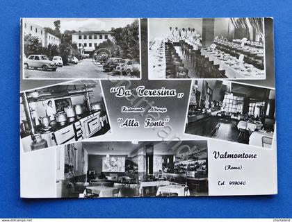 Cartolina Valmontone - Da Teresina Ristorante Albergo Alla Fonte - 1967