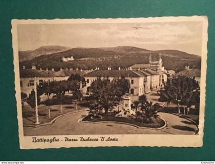 Cartolina BattiPaglia - Piazza Duchessa D'aosta   - 1935 ca.