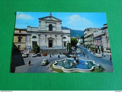 Cartolina Cava de' Tirreni - Piazza Duomo 1969