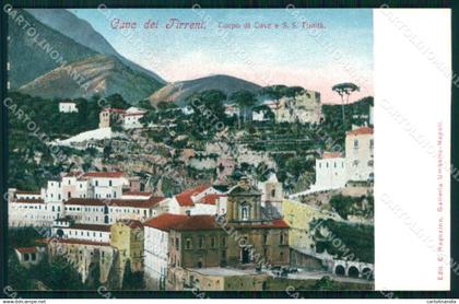 Salerno Cava de' Tirreni Corpo di Cava e S. S. Trinità cartolina RB7001