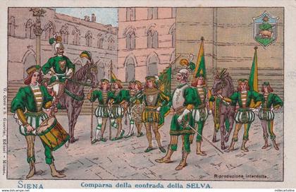 SIENA: comparsa della Contrada della   "Selva" -  edit. Corsi & Guerrini