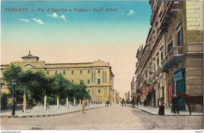 Taranto - Via d'Aquino e Palazzo degli Uffici