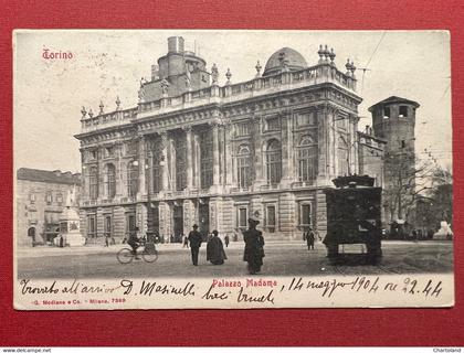 Cartolina - Torino - Palazzo Madama - 1904