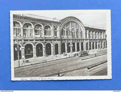 Cartolina Torino - Stazione di Porta Nuova - 1940 ca.