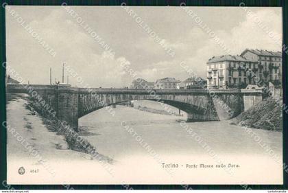 Torino Città Ponte Mosca sulla Dora Brunner 4647 cartolina MZ7361