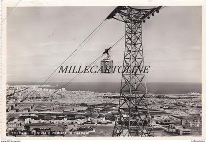 TRAPANI:  Funivia e veduta di Trapani     1960