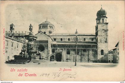 CPA Un Saluto da Trento Il Duomo TRENTINO-ALTO ADIGE ITALY (809463)