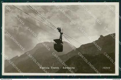 Trento Città Funivia Trento Sardagna Foto cartolina VK1874