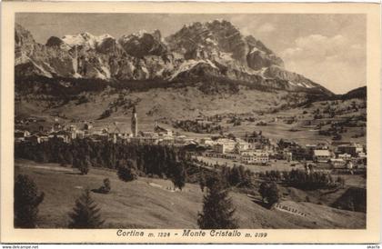 CPA Cortina Monte Cristallo VENETO ITALY (809074)