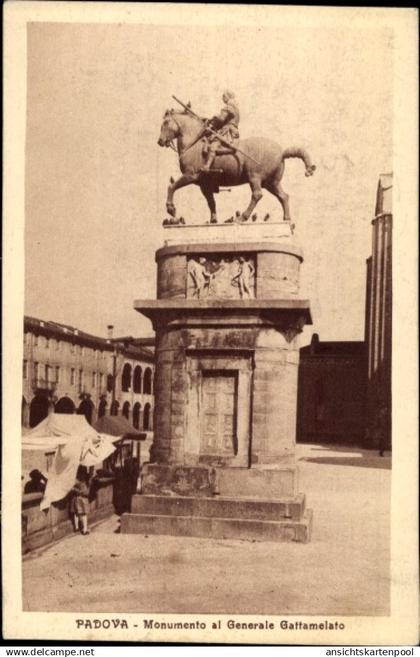 CPA Padova Padua Veneto, Monument General Gattamelato