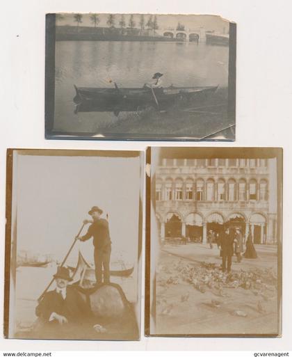 3 OUDE FOTOS VAN +- 1900