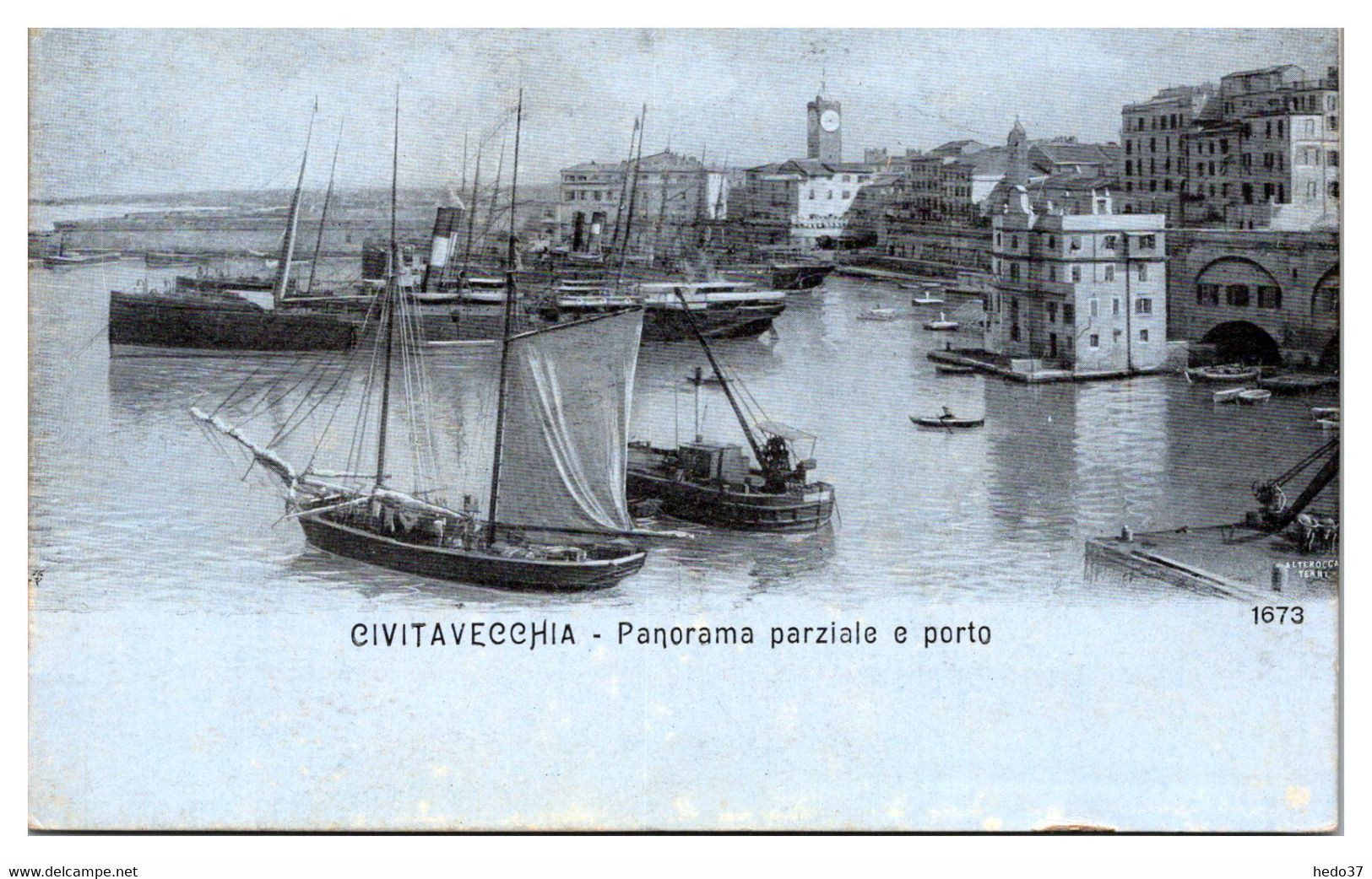 Italie - Civitavecchia - Panorama