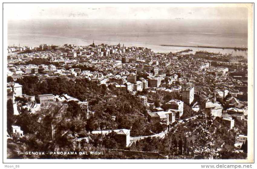 ITALIE - Liguria - GENOVA Genoa Panorama