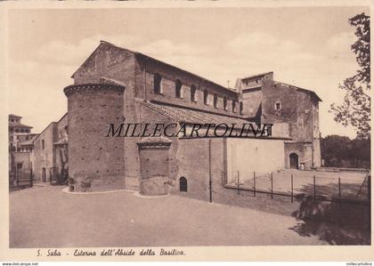 ROMA: Basilica di S. Saba - esterno dell'Abside