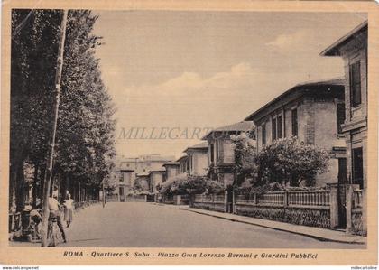 ROMA - Quartiere S. Saba, Piazza Bernini e Giardini