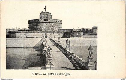 CPA AK ROMA Castel Sant'Angelo ITALY (552086)