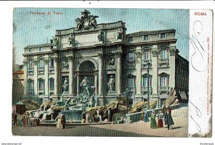 CPA-Carte Postale- Italie-Roma- Fontana di Trevi-début 1900 VM17737