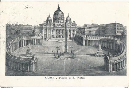 CPA Rome Place Saint-Pierre - Roma Piazza St-Pietro