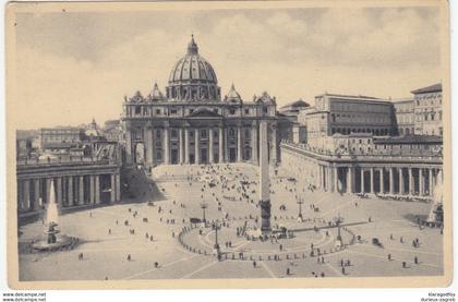 Rome, Basilica di San Pietro old postcard Feldpost travelled? b170320