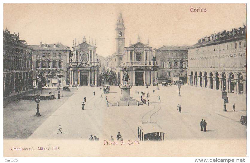 Italie - Torino - Piazza San Carlo