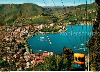 72707859 Como Lago di Como Panorama con funicolare Como Brunate