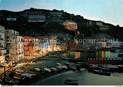 73128991 Sorrento Campania Meereskueste Abendstimmung Sorrento Campania