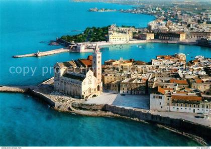 73268151 Trani Fliegeraufnahme Cattedrale Hafen Trani