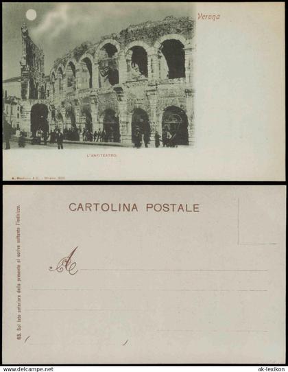 Cartolina Verona Verona L'ANFITEATRO - Mondscheinlitho 1903