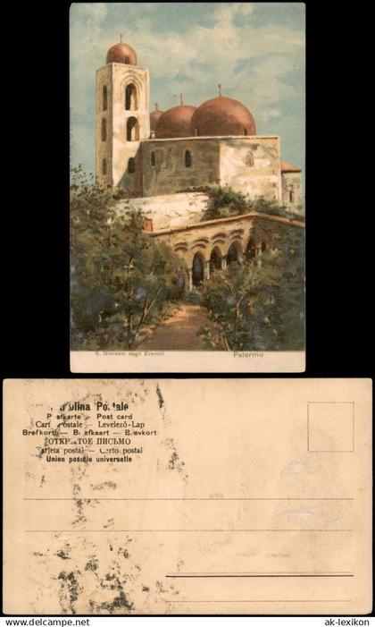 Palermo Palermo (Palermu) Künstlerkarte S. Giovanni degli Eremiti Palermo 1900