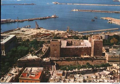 71484659 Bari Puglia Fliegeraufnahme Schloss Hafen Bari